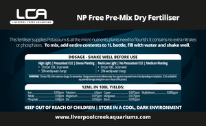 LCA Liverpool Creek Aquariums NP Free Pre-Mix Dry Fertiliser
