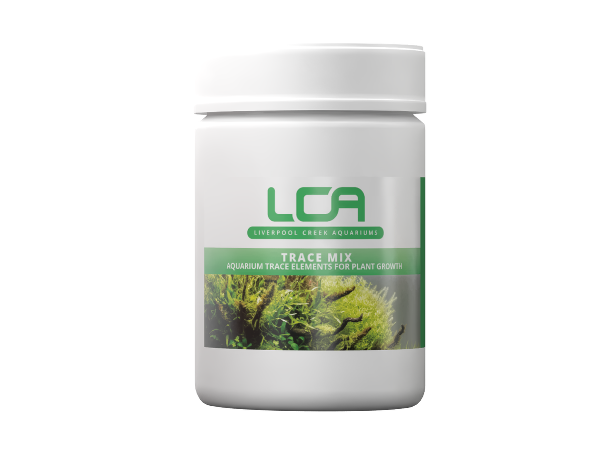 White container with green label featuring LCA branding on a white background