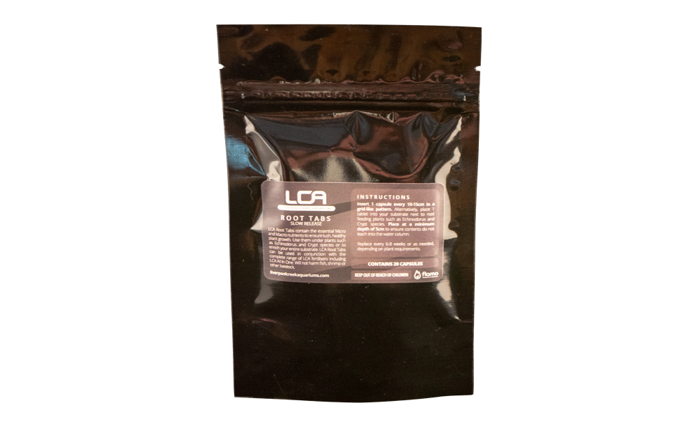 LCA Liverpool Creek Aquariums Root Tabs Slow Release Aquarium plant fertiliser 