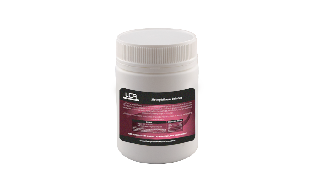 LCA Liverpool Creek Aquariums Shrimp Mineral Balance (GH+/Kh+ Dry Mix) aquarium water treatment