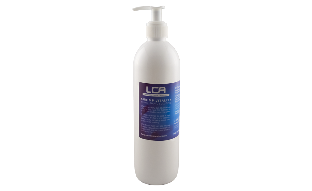 LCA Liverpool Creek Aquariums Shrimp Vitality ( Humic + Fulvic Solution) aquarium water treatment